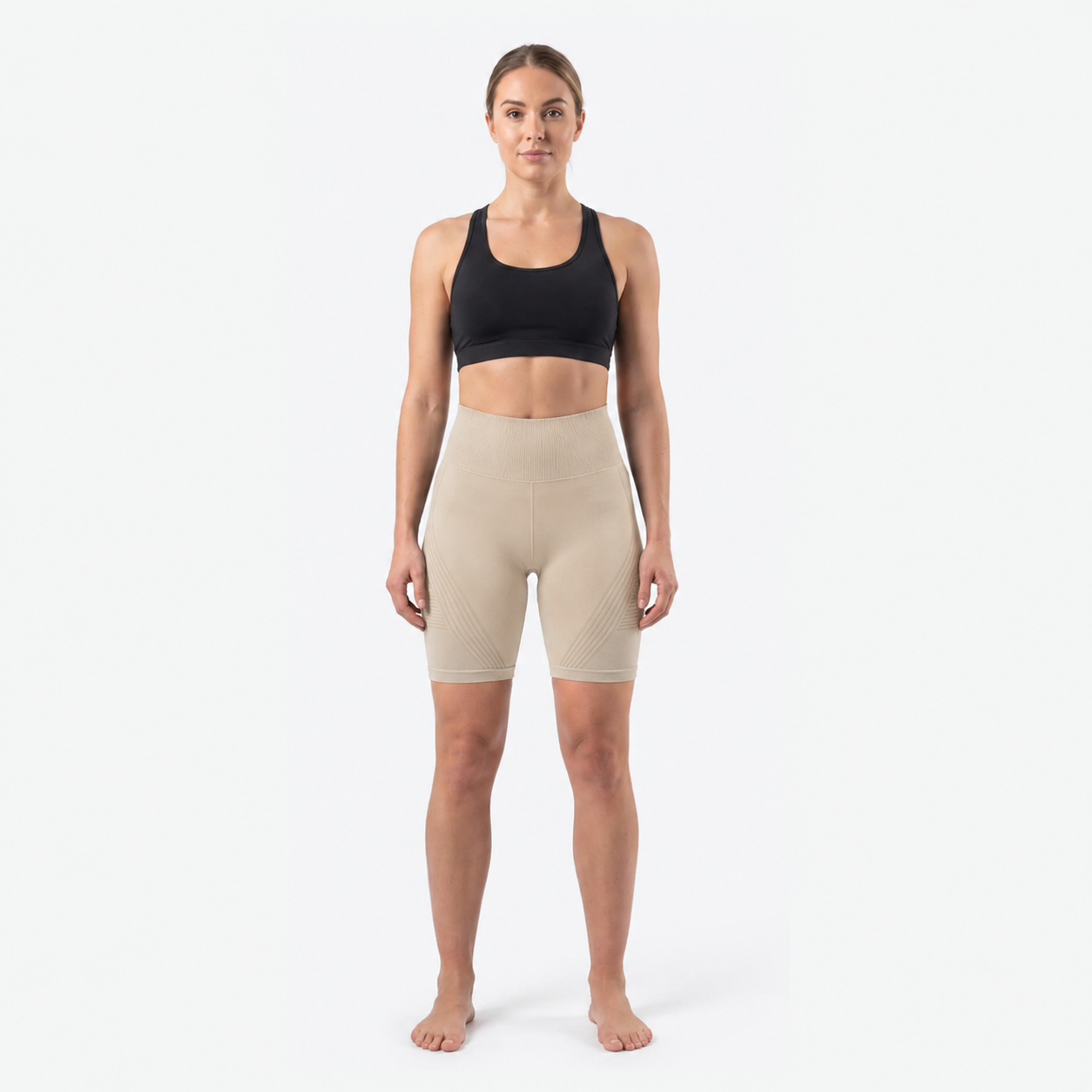 Short Sculptant 3D BELLFIT – Beige (vue 1)