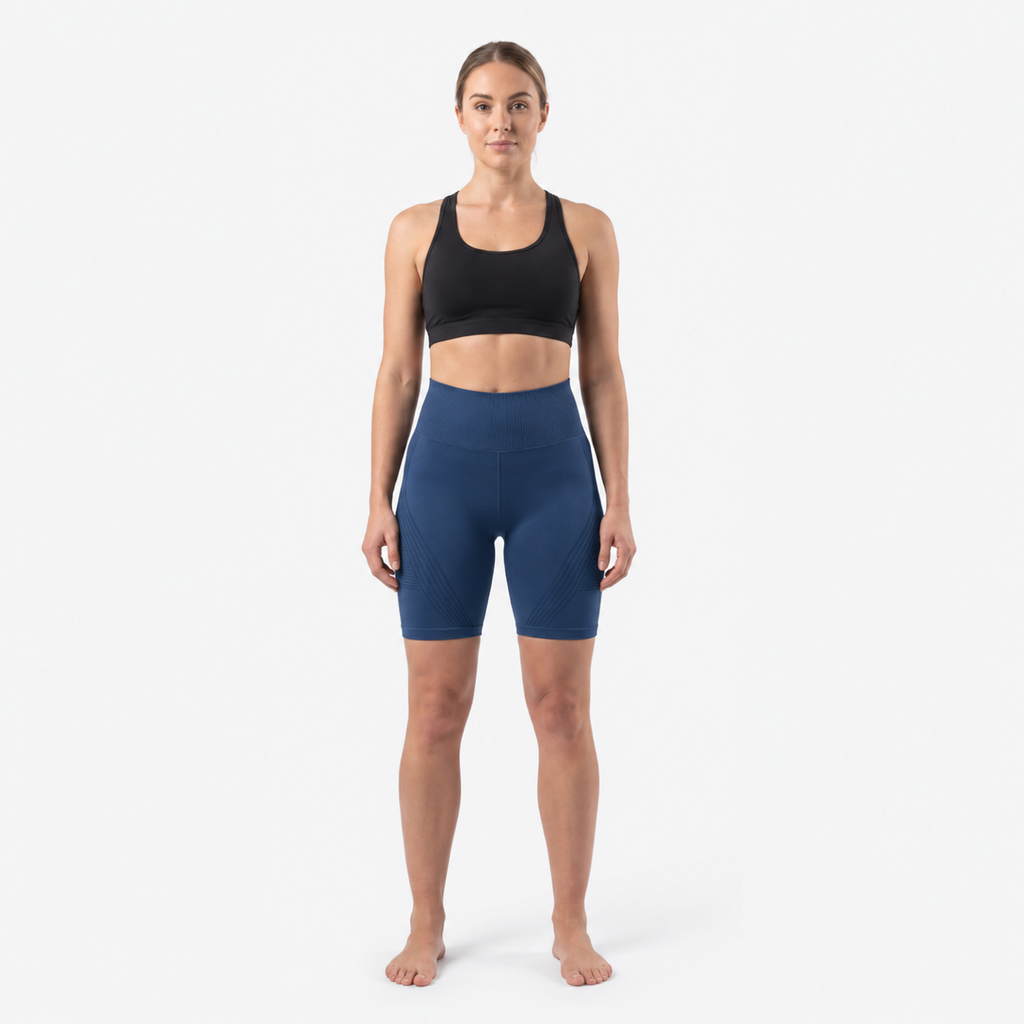 Short Sculptant 3D BELLFIT – Bleu (vue 1)