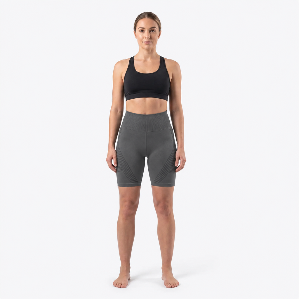 Short Sculptant 3D BELLFIT – Gris (vue 1)
