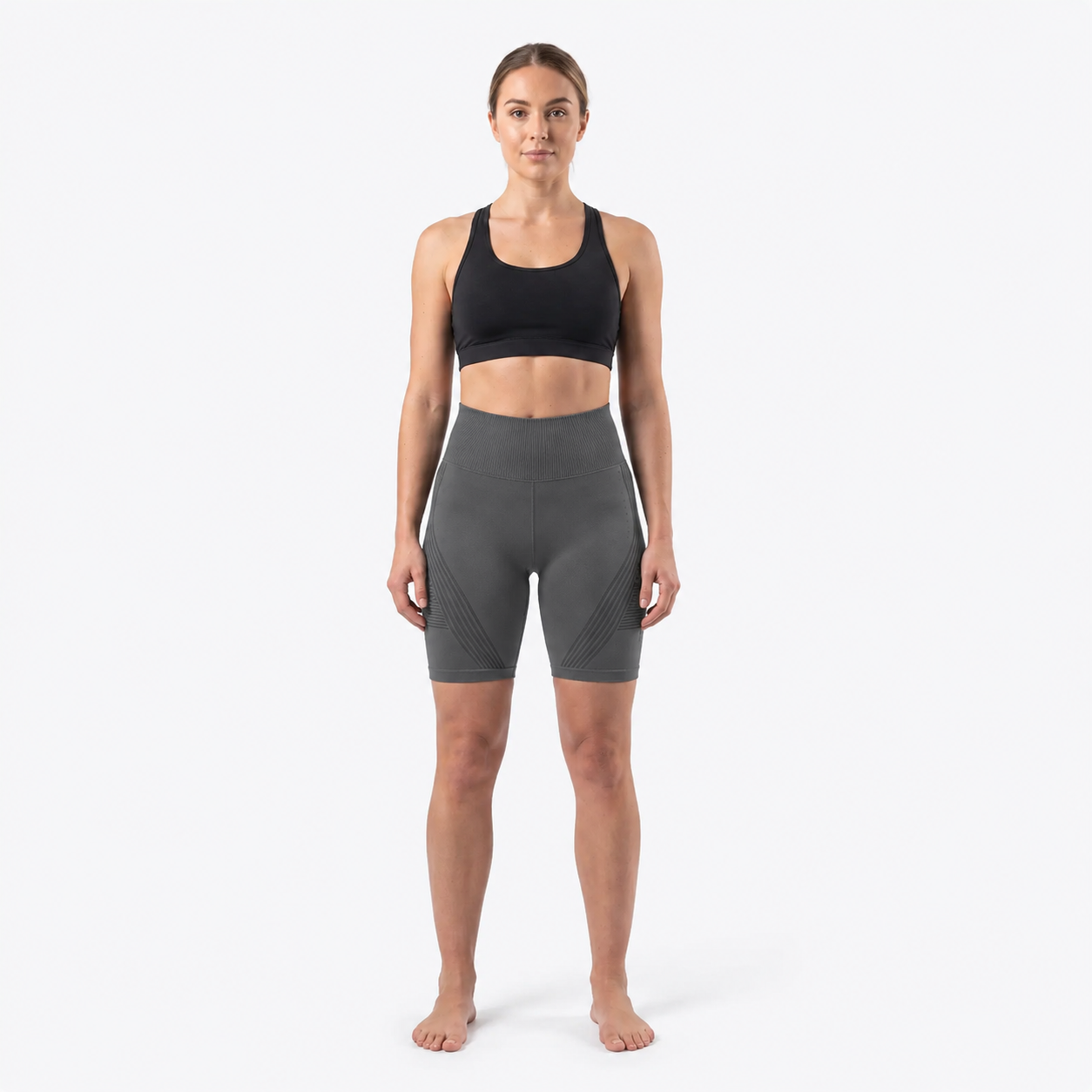 Short Sculptant 3D BELLFIT – Gris (vue 1)