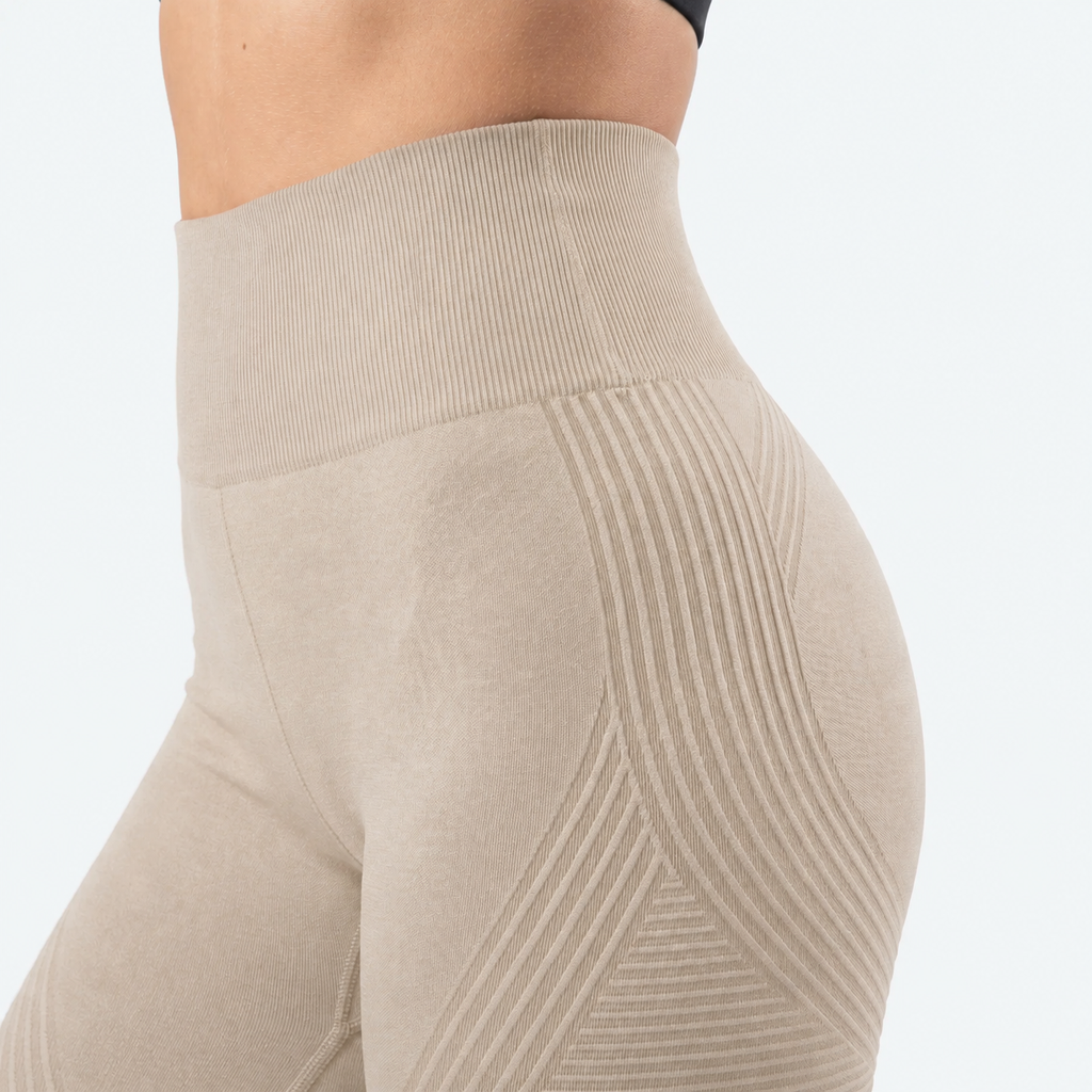 Legging Sculptant 3D BELLFIT – Beige (vue 4)