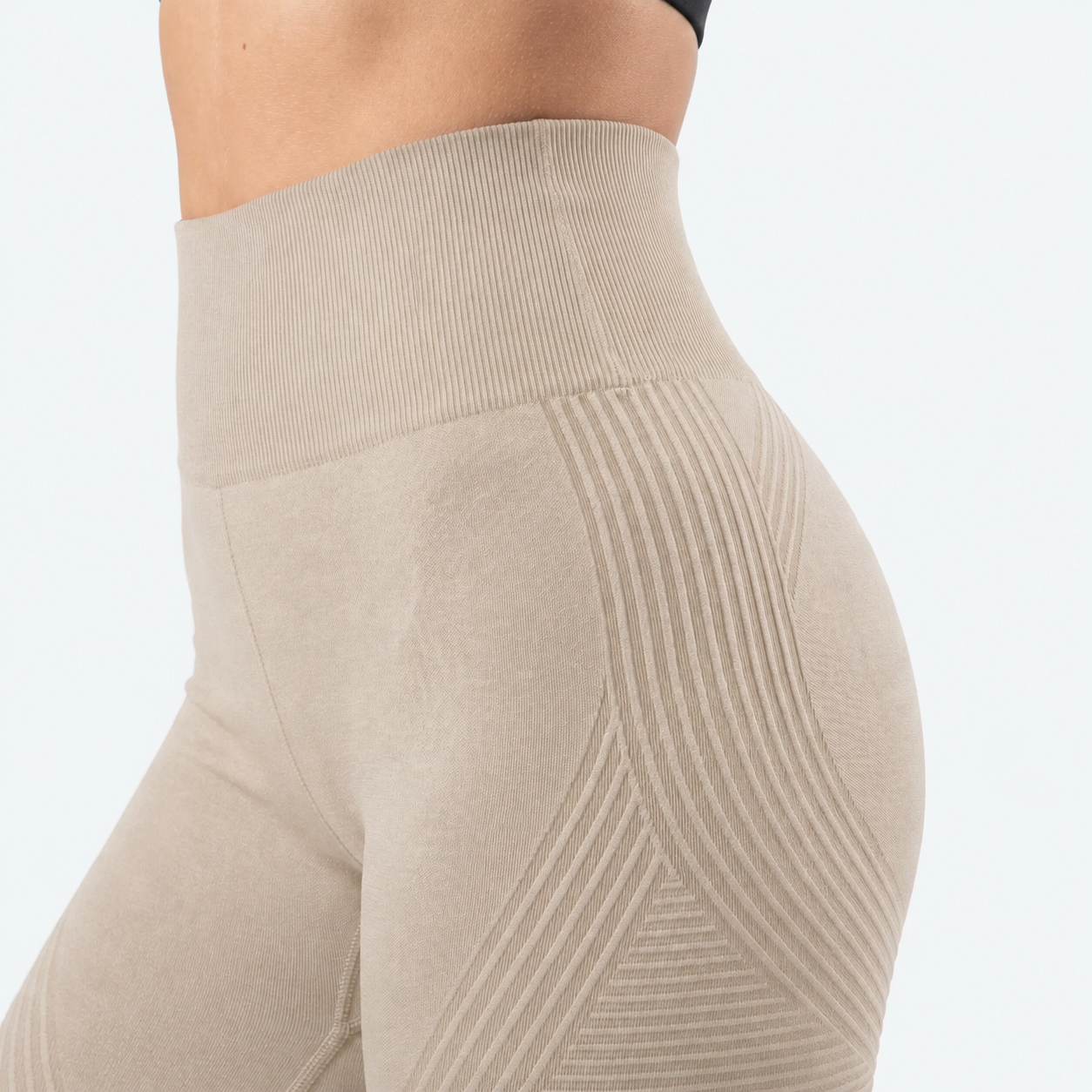 Legging Sculptant 3D BELLFIT – Beige (vue 4)